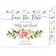 Rose Sprig Save The Date Cards Image 3 of 5